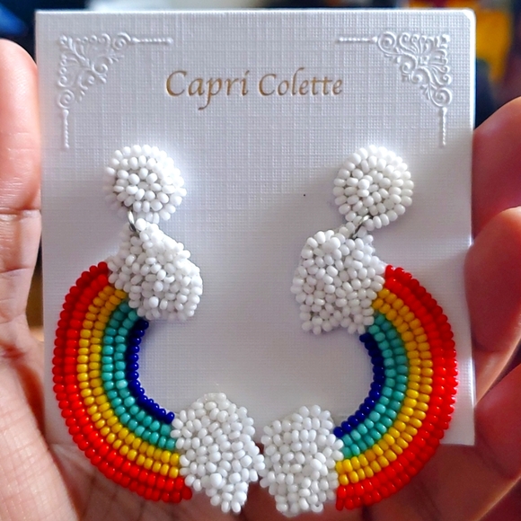 🌈 Capri Colette Rainbow earrings - Picture 3 of 4